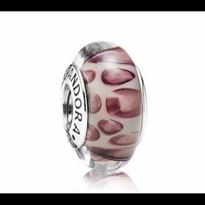 COPY - AUTHENTIC Pandora leopard print murano glass charm